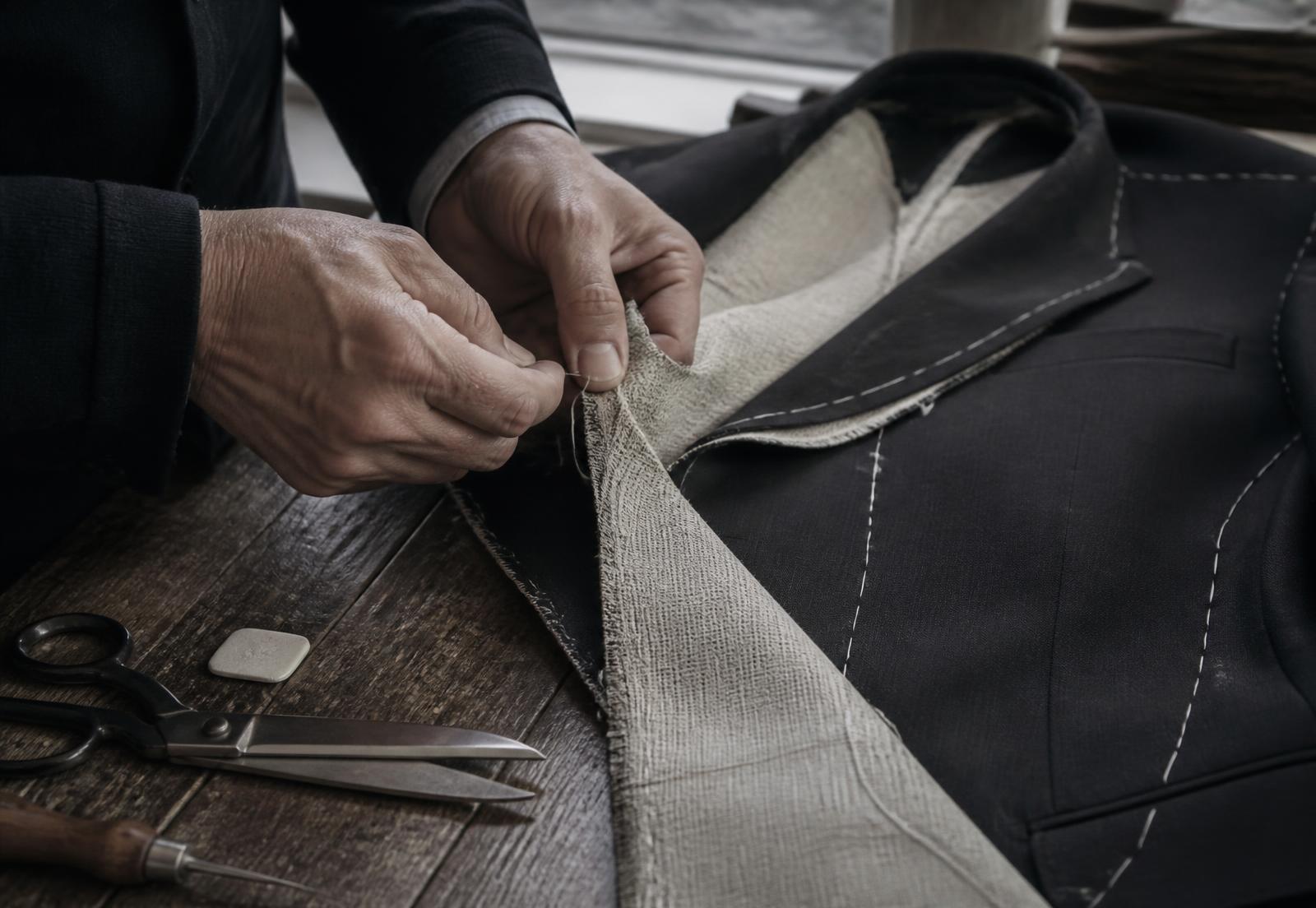 Chemise Sur-Mesure Soie Lavée — Soie lavée, col monté main